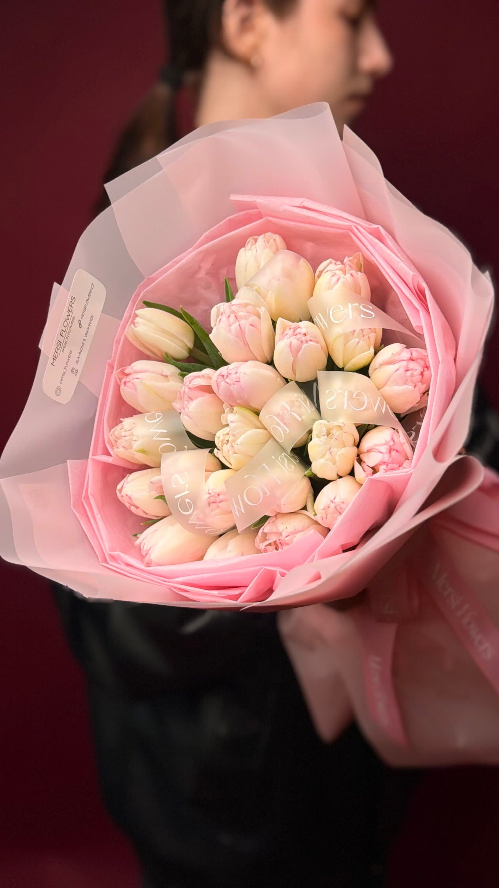 Pink-Cream Tulips